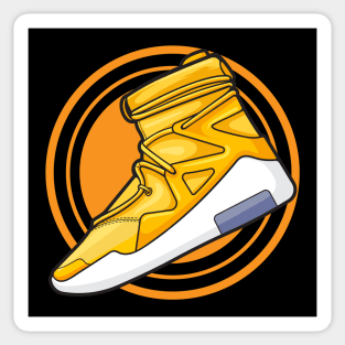 Air FOG 1 Yellow Sneaker Sticker